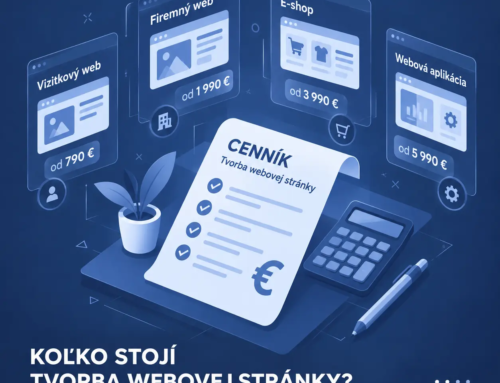 Koľko stojí tvorba webovej stránky? Cena a čo ovplyvňuje výslednú cenu (2026)
